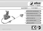 EMAK efco 8465 ERGO Operators Instruction Book предпросмотр