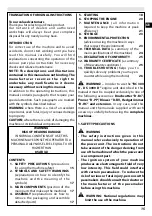 Preview for 19 page of EMAK Efco DS 300 D Operators Instruction Book