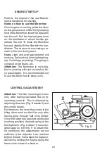 Предварительный просмотр 25 страницы EMAK Efco MZ 2060 Operators Instruction Book