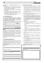 Preview for 27 page of EMAK HC 600 E Operators Instruction Book