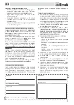 Preview for 59 page of EMAK HC 600 E Operators Instruction Book