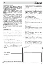 Preview for 67 page of EMAK HC 600 E Operators Instruction Book