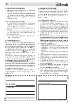 Предварительный просмотр 15 страницы EMAK HC 750 E Operators Instruction Book