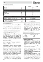 Предварительный просмотр 18 страницы EMAK HC 750 E Operators Instruction Book