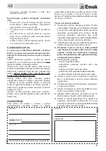 Предварительный просмотр 39 страницы EMAK HC 750 E Operators Instruction Book