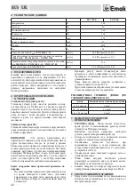 Предварительный просмотр 42 страницы EMAK HC 750 E Operators Instruction Book