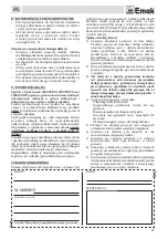 Предварительный просмотр 47 страницы EMAK HC 750 E Operators Instruction Book