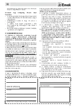 Предварительный просмотр 51 страницы EMAK HC 750 E Operators Instruction Book