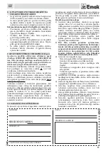 Предварительный просмотр 63 страницы EMAK HC 750 E Operators Instruction Book