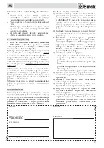 Предварительный просмотр 67 страницы EMAK HC 750 E Operators Instruction Book