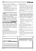 Предварительный просмотр 71 страницы EMAK HC 750 E Operators Instruction Book