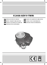 EMAK K 2400 ADV V-TWIN Operators Instruction Book preview