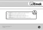 Предварительный просмотр 40 страницы EMAK K500 Owner'S Manual