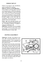 Preview for 24 page of EMAK MH165 Operator Instructions Manual