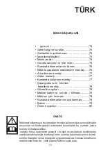 Preview for 74 page of EMAK MH165 Operator Instructions Manual