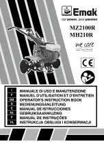 EMAK MH210R Operators Instruction Book preview