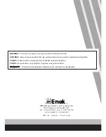 Preview for 56 page of EMAK PW 146C Operators Instruction Book