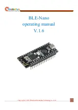 Emakefun BLE-Nano Operating Manual предпросмотр