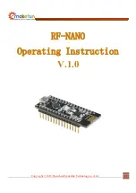 Preview for 1 page of Emakefun RF-NANO Operating Instructions Manual