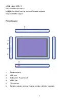 Предварительный просмотр 3 страницы Ematic Digital Touch screen MP3 player User Manual