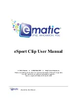 Ematic eSport Clip User Manual предпросмотр