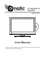 Ematic ETD199 User Manual preview