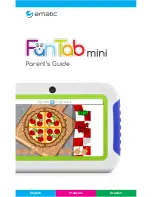 Предварительный просмотр 1 страницы Ematic Fun Tab mini Parents' Manual