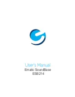 Preview for 1 page of Ematic SoundBase ESB214 User Manual