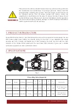 Предварительный просмотр 3 страницы emaux 91600005 Installation And Operation Manual