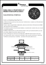 Предварительный просмотр 1 страницы emaux EM2817V Series Instruction And Installation Manual