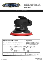 Emax EATOS50S1P Operator'S Manual preview