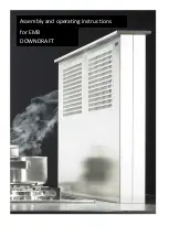 EMB Downdraft Assembly And Operating Instructions Manual preview