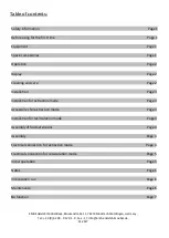 Preview for 2 page of EMB Downdraft Assembly And Operating Instructions Manual