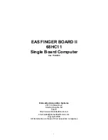 Preview for 1 page of Embedded Acquistion Systems 68HC11 User Manual