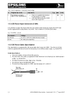 Preview for 22 page of Embedded Solutions Equinox Technologies Epsilon5 User Manual