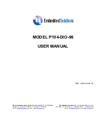 Preview for 1 page of Embedded Solutions P104-DIO-96 User Manual