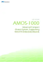 Предварительный просмотр 1 страницы Embedded amos-1000 User Manual