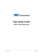 Предварительный просмотр 1 страницы Embedded EPIA-N700 Operating Manual