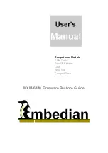 Предварительный просмотр 1 страницы Embedian MXM-6410 User Manual