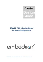 Embedian SMARC T335 Series Hardware Design Manual preview