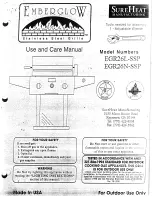 Предварительный просмотр 1 страницы EmberGlow EGR26L-SSP Use And Care Manual