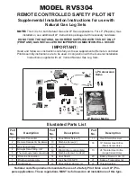 EmberGlow RVS304 Supplemental Installation Instructions предпросмотр