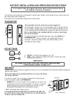 Предварительный просмотр 5 страницы EmberGlow RVS304 Supplemental Installation Instructions