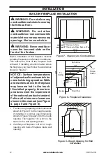 Предварительный просмотр 12 страницы EmberGlow VFF15NLA Owner'S Operation And Installation Manual