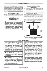 Предварительный просмотр 9 страницы EmberGlow VFF26NLMA Owner'S Operation And Installation Manual