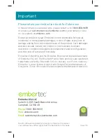 Preview for 20 page of Embertec Emberstrip 8AV plus User Manual