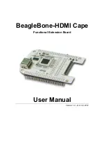 Embest BeagleBone-HDMI Cape User Manual предпросмотр