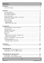 Preview for 3 page of EMBRON Hatteland Display HD 07T22 MMC Series User Manual