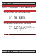 Предварительный просмотр 62 страницы EMBRON HATTELAND TECHNOLOGY  HD 43T22 MVD-MA C Series User Manual