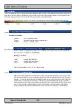 Предварительный просмотр 52 страницы EMBRON HATTELAND TECHNOLOGY STD X Series User Manual